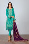 TEAL-JACQUARD-3 PIECE (HBN233P28B)