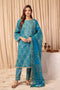 BLUE-BROSHIA JACQUARD-3 PIECE (C1S5243P06)