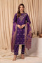 PURPLE-BROSHIA JACQUARD-3 PIECE (C1S5243P05)