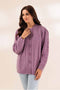 D-PLUM-ROUND NECK-FULL SLEEVE-SWEATER (23W-036-65)