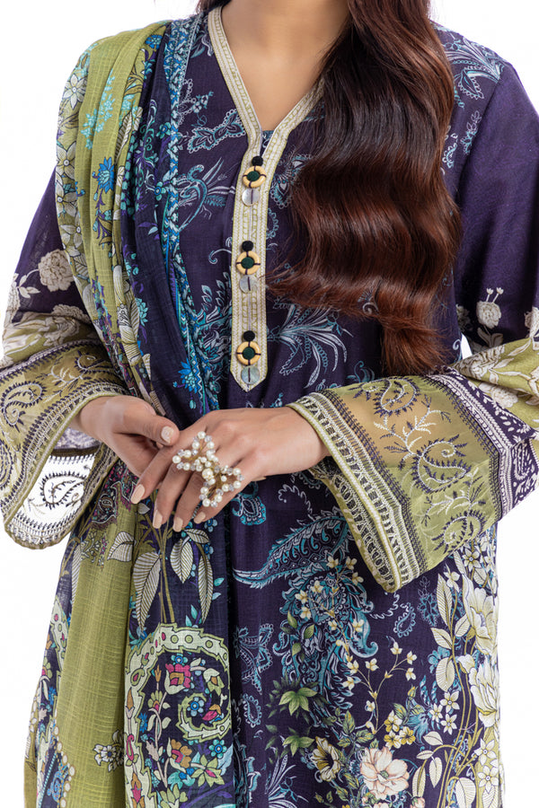 Purple-Cross Hatch-3 Piece (WP3PPBW25B10N22)