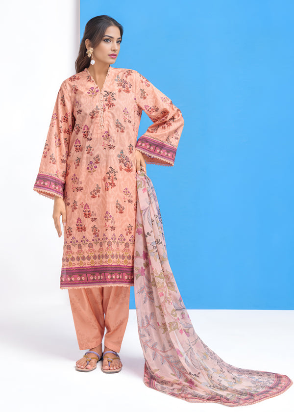 S-Pink-Cambric-3 Piece (WPS25P3081)