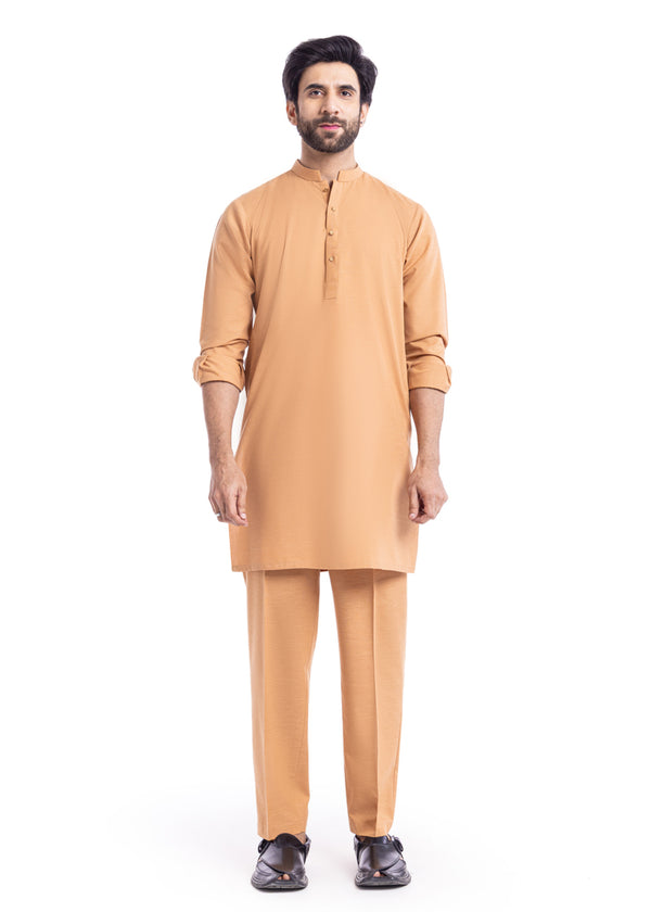 Camel-Blended-Kurta Trouser - (MP2PBBW25BM11D16)