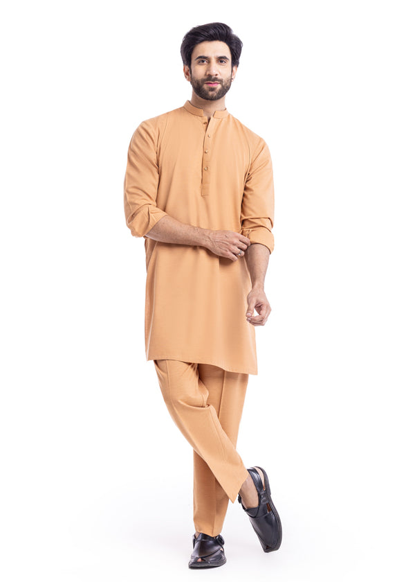 Camel-Blended-Kurta Trouser - (MP2PBBW25BM11D16)