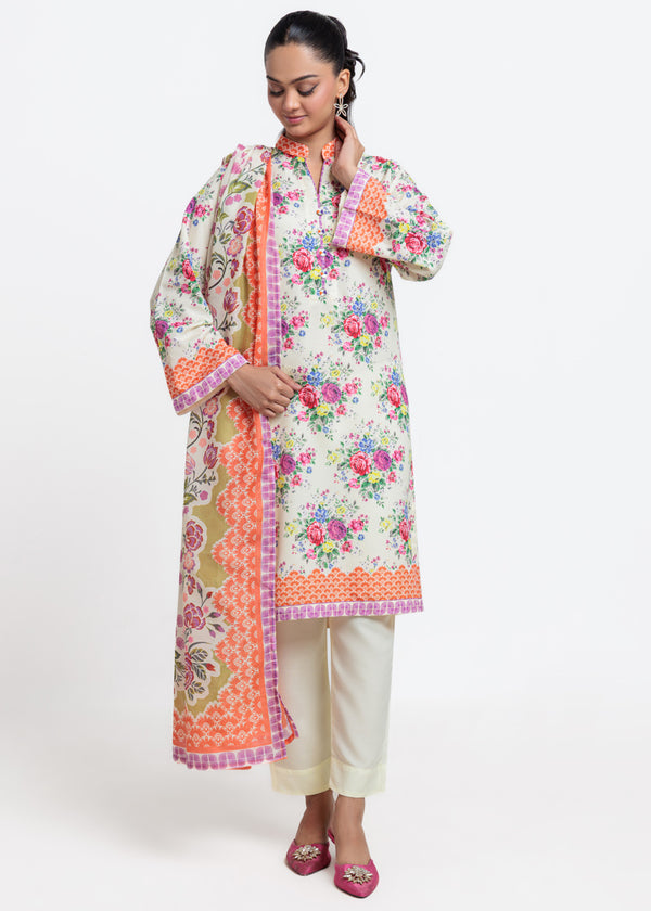 Cream- Cotton-3 Piece (WU3PPBS25SO6J34P)