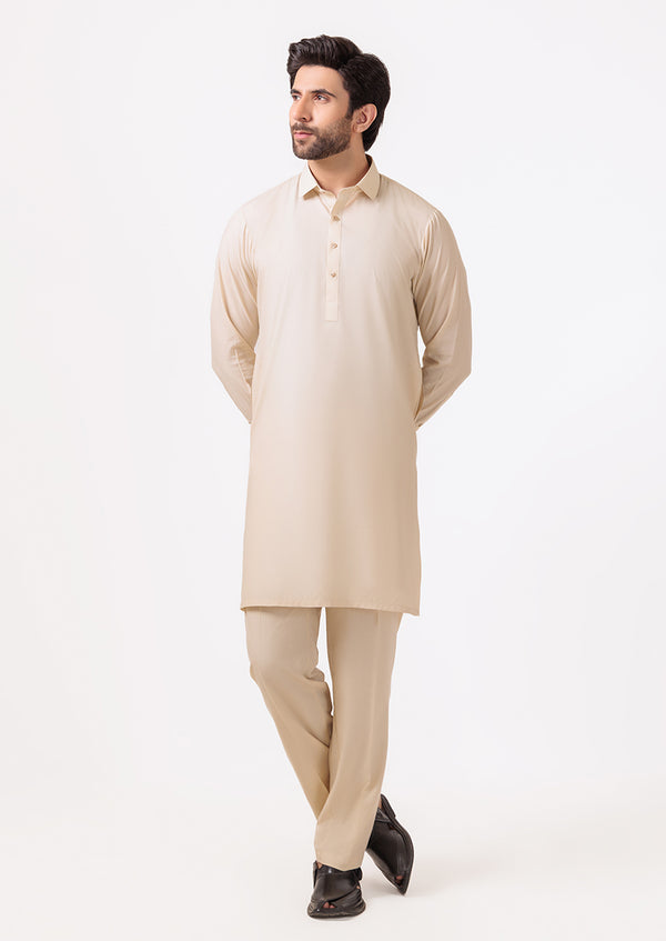 Beige-Blended-Kurta Trouser - (M25KPS2005)