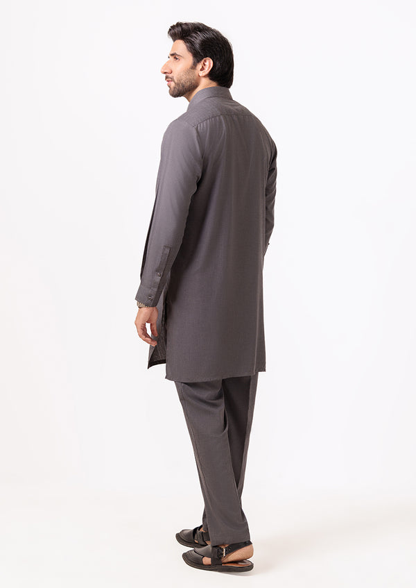 Charcoal-Blended-Kurta Trouser - (M25KPS2037)
