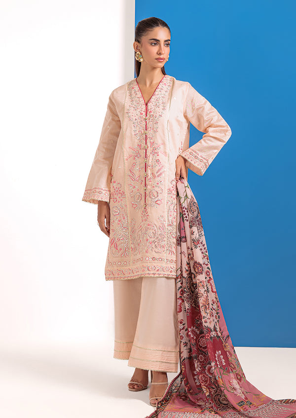 Peach-Cotton Net-3 Piece (WPS25FE3046)