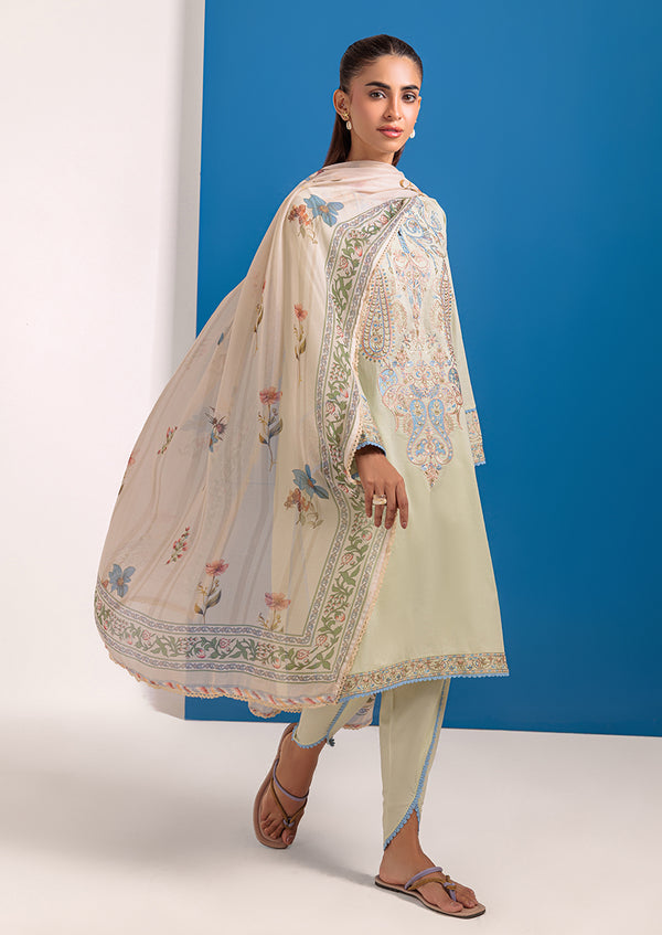 S-Green-Cambric-3 Piece (WPS25SE3083)