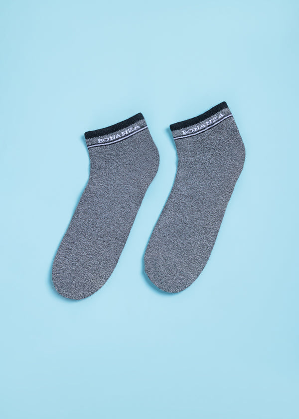 Grey & White Low Cut Socks (MCLB2)