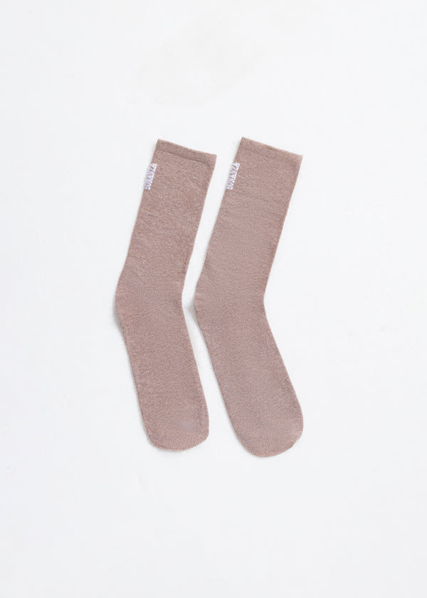 Light Brown Mid Calf Socks (MDMG3)