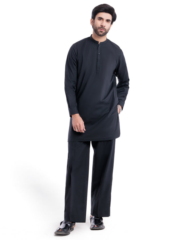 Black-Blended-Kurta Trouser - (MP2PBBW25ADD16)