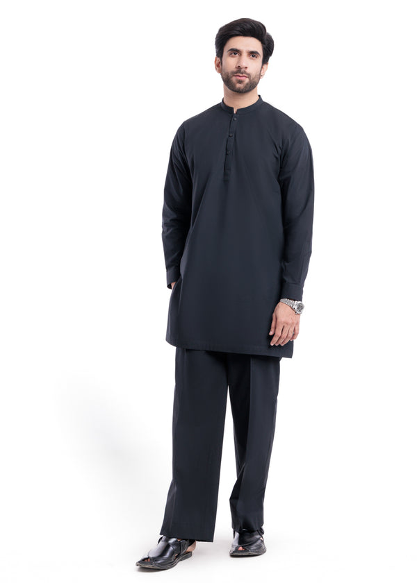 Black-Blended-Kurta Trouser - (MP2PBBW25ADD16)