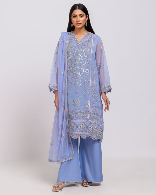 Lilac-Textured Net-3 Piece (WPS25FE3028)