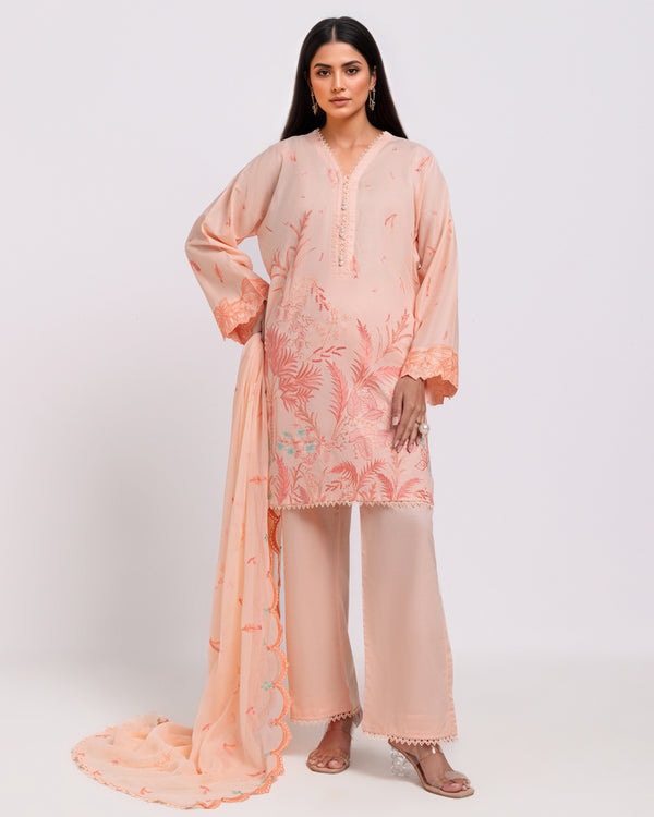 L-Peach-Cambric-3 Piece (WPS25SE3107)