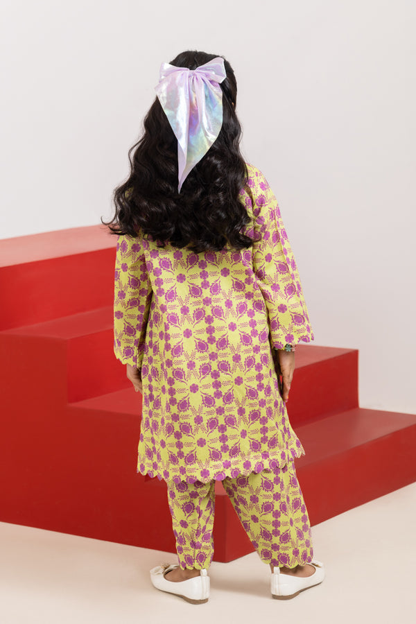 L-Green-Cambric-2 Piece (GPS25P2044)