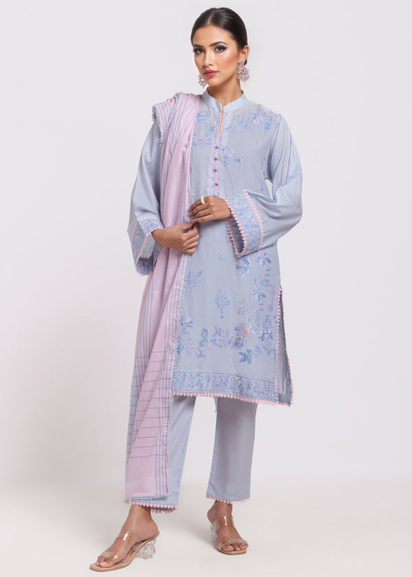 L-Blue-Dobby-3 Piece (WPS25DE3004)