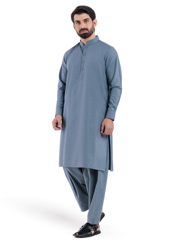 T-Blue-Blended-Shalwar Suit - (MP2PBBW25BM11D8)