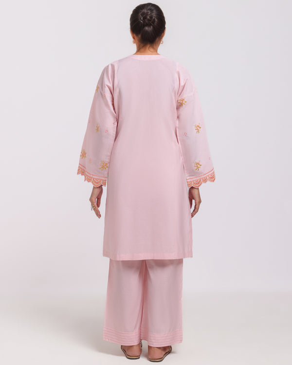 L-Pink-Cotton Silk-2 Piece (WPS252SE3059)