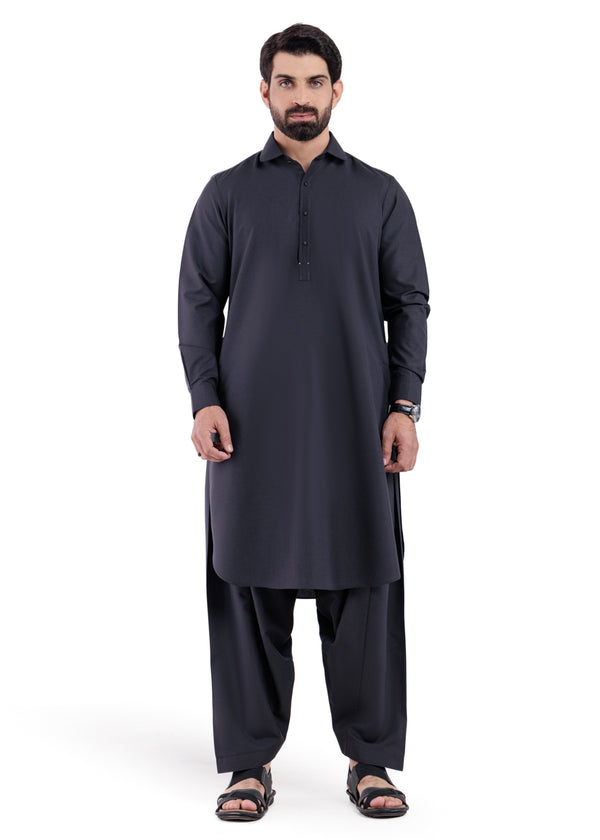 Charcoal-Blended-Shalwar Suit - (MP2PSBW25BM11D1)