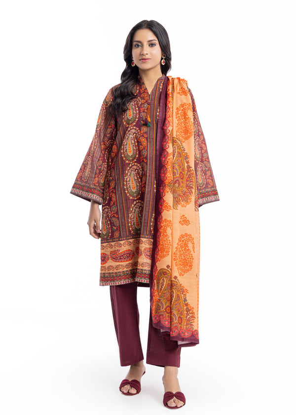 Multi-Khaddar-3 Piece (WP3PPBW25B11D16)