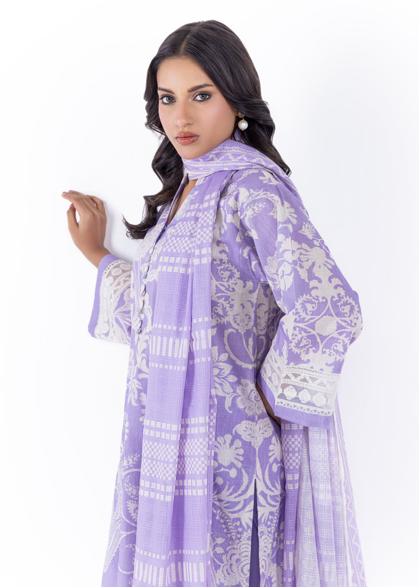 Lilac-Cross Hatch-3 Piece (WP3PPBW25B10N25) – Bonanza Satrangi