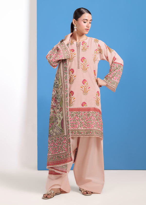 Peach-Lawn-2 Piece (WPS252P3029)