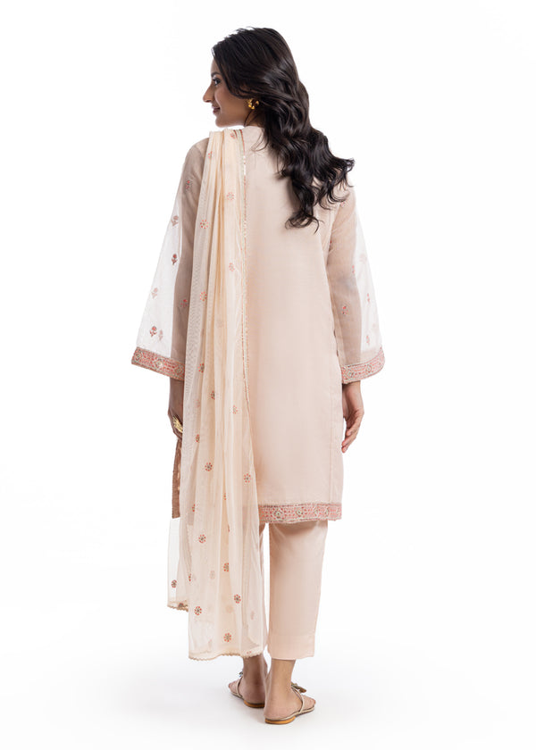 Pink-Textured Net -3 Piece (WPS25FE3059)