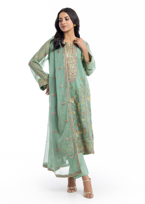 Sage-Chiffon-3 Piece (WU3PSLS25AF9P)