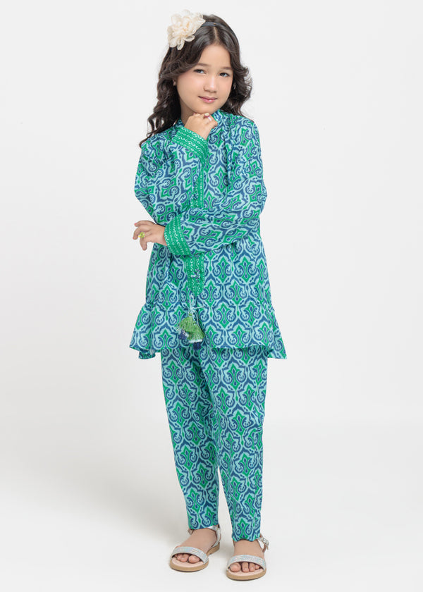 Teal-Lawn-2 Piece (GPS25P2055)