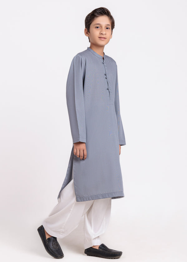D-Grey-Blended-Kurta - (BPS25KU1022)