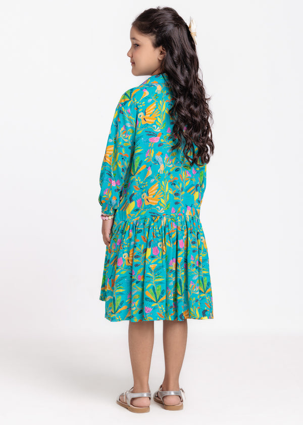 Cyan-Viscose-1 Piece (GP1PPBS25BG7A10)