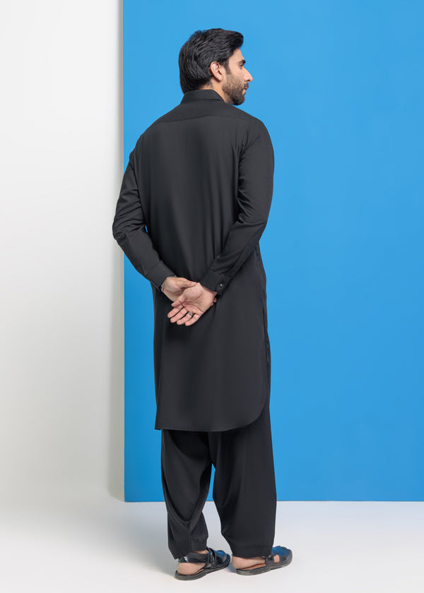 Black-Blended-Shalwar Suit - (MPS25SSS2048)