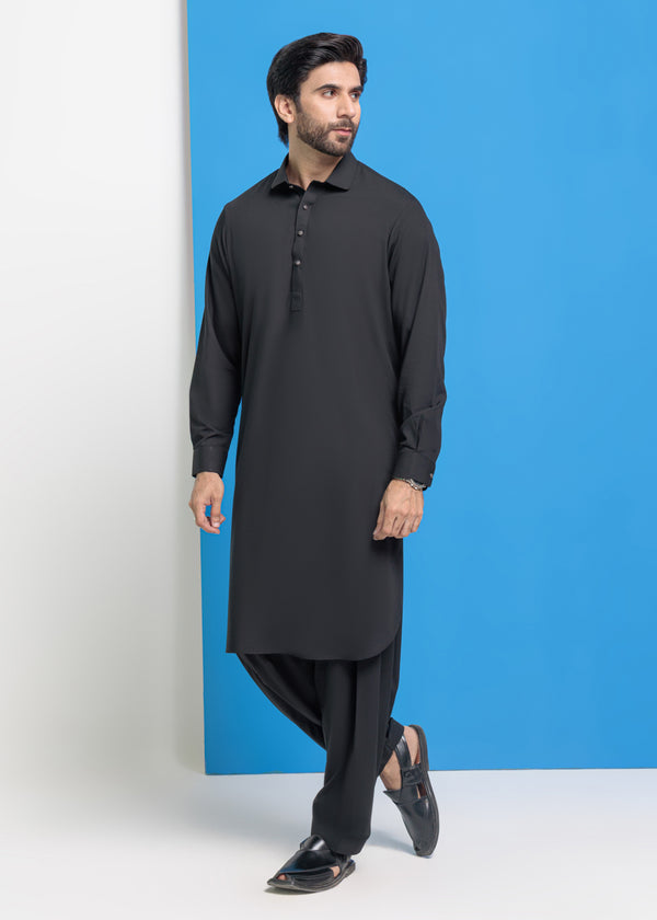 Black-Blended-Shalwar Suit - (MPS25SSS2048)