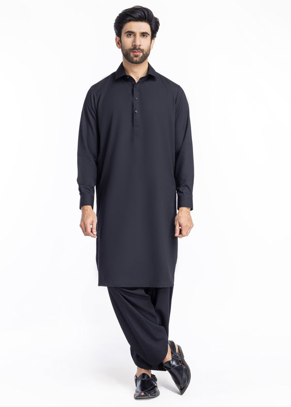Black-Blended-Shalwar Suit - (MP2PSBW25BM1J3)