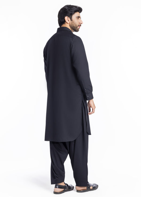 Black-Blended-Shalwar Suit - (MP2PSBW25BM1J3)