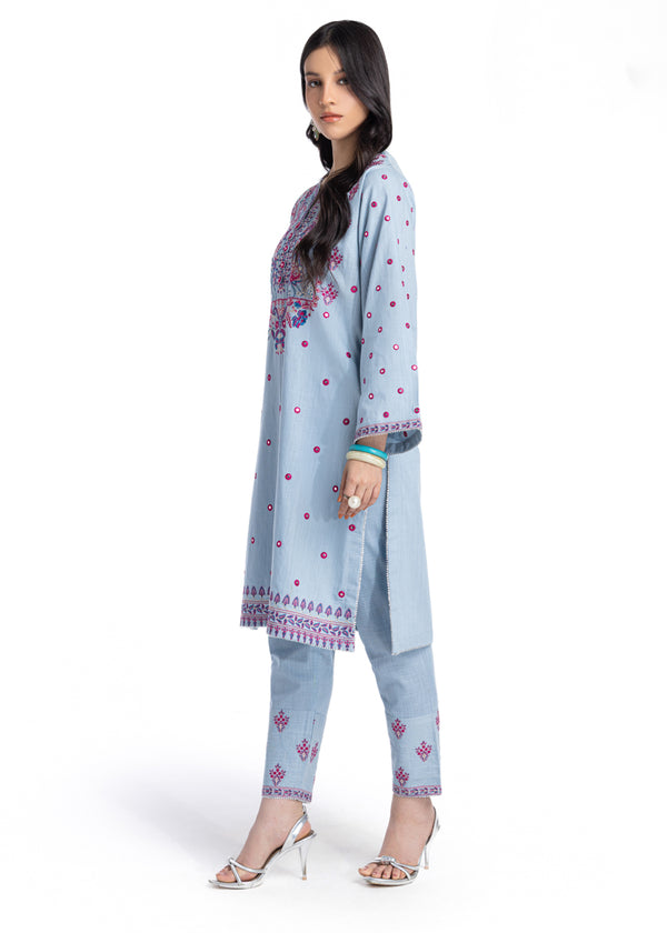 Lavender-Cross Hatch-2 Piece-(WPSTSSW25S9O5)