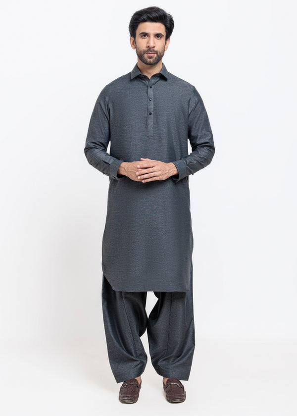 Black-Blended-Shalwar Suit - (MPS25KPS2051)