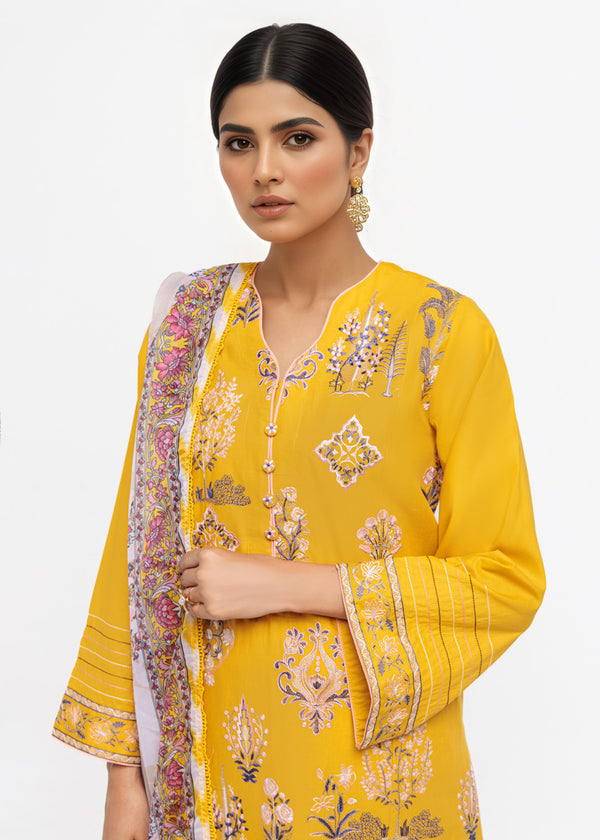 Mustard-Cambric-3 Piece (WPS25SE3110)