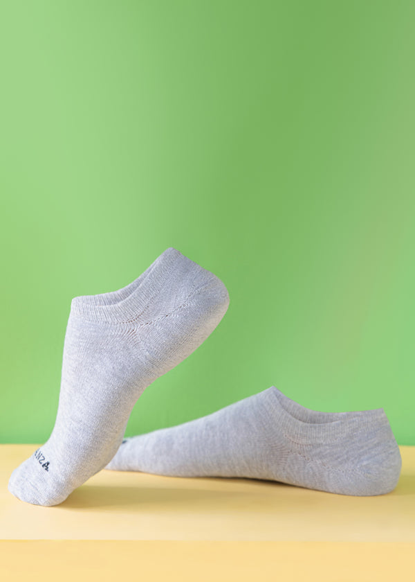 Light Grey Invisible Socks (WCIL3)