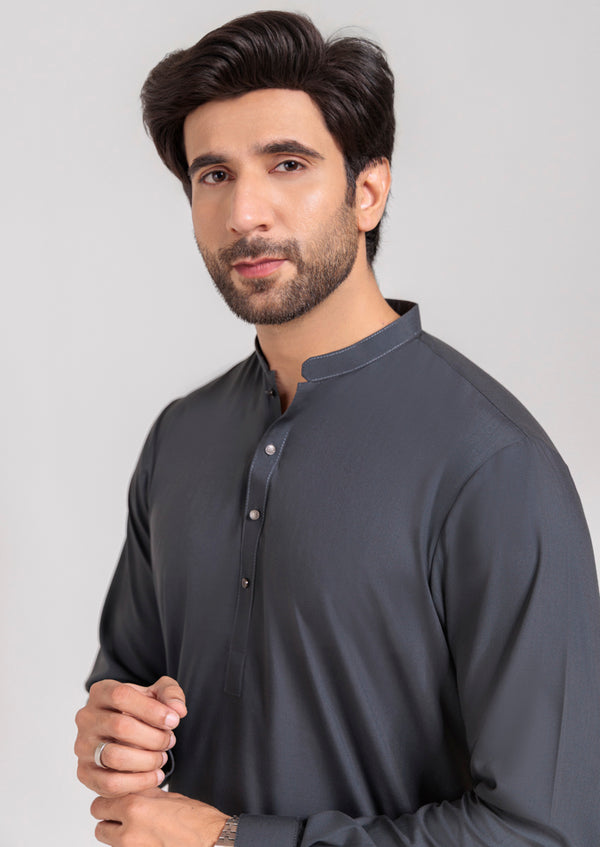 C-Grey-Blended-Kurta Trouser - (MPS25KPS2039)