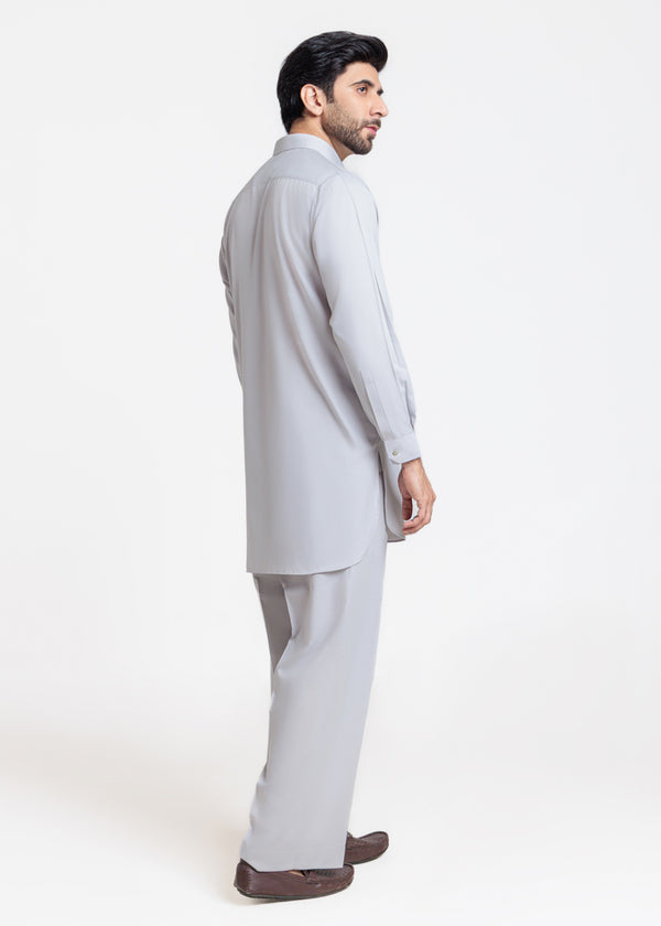 V-Blue-Blended-Kurta Trouser - (MP2PSBW25BM9O12)