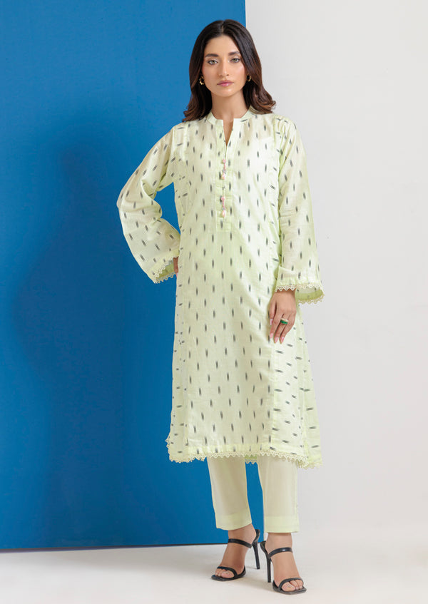 Mt-Green-Jacquard-2 Piece (WPS25SL2P012)