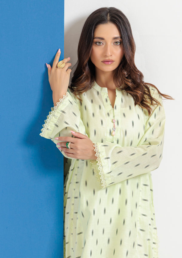 Mt-Green-Jacquard-2 Piece (WPS25SL2P012)