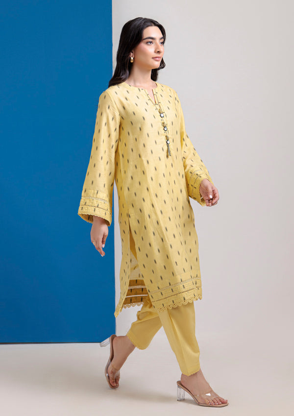 P-Yellow-Jacquard-2 Piece (WPS25SL2P022)