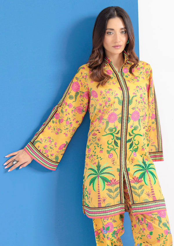 Mustard-Cambric-2 Piece (WPS25P2032)