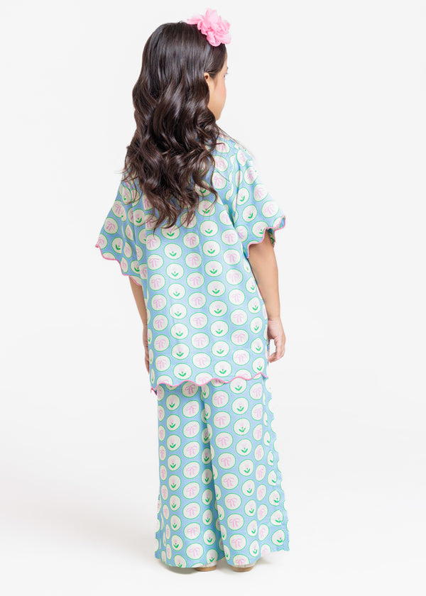 P-Blue-Viscose-2 Piece (GP2PBW25BG10N8)