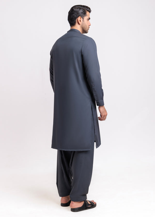 Grey-Blended-Shalwar Suit - (MPS25SSE2070)