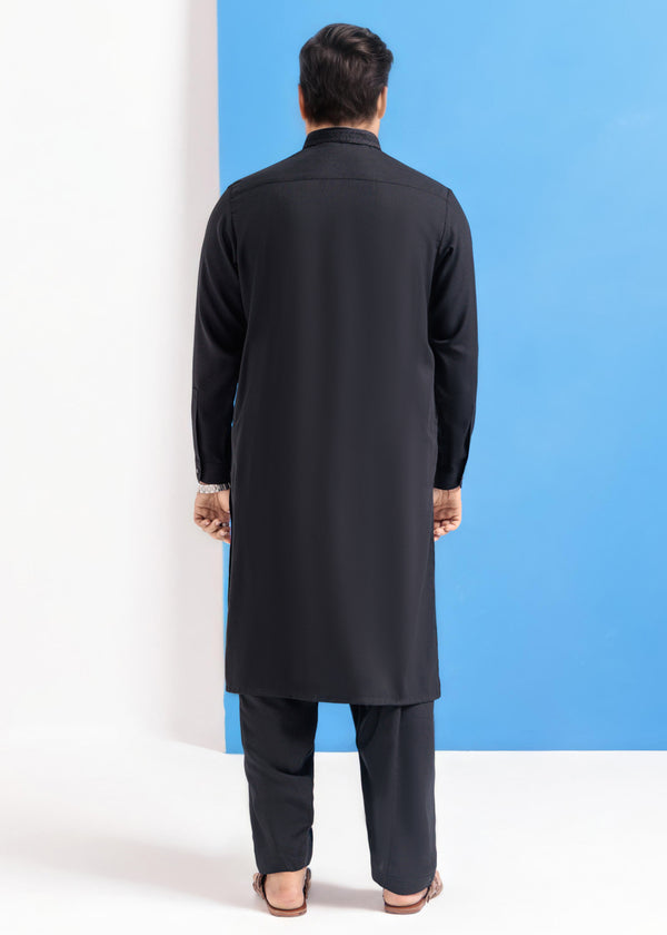 Black-Blended-Shalwar Suit - (MPS25SSE2055)