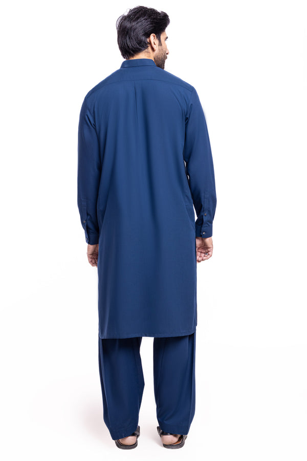 N-Blue-Blended-Shalwar Suit - (MPS25SSS2084)